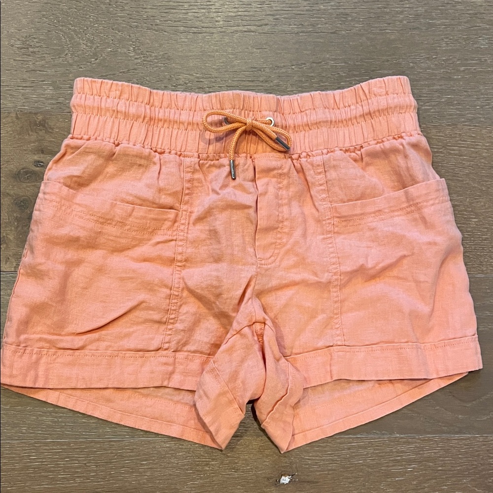 Athleta Cabo Linen Shorts | 6